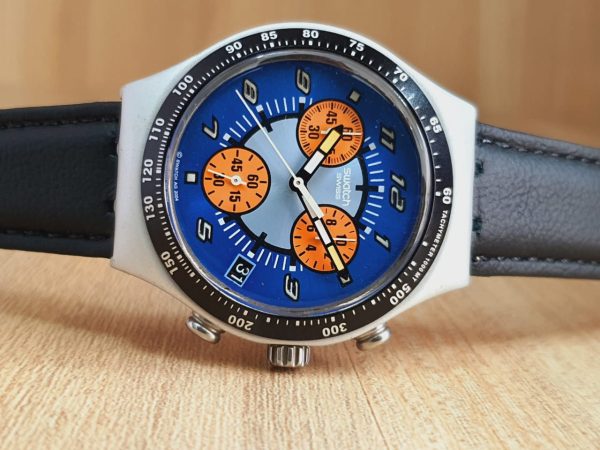 Swatch Men's Chronograph Quartz Swiss Made 40mm Watch YCS4036