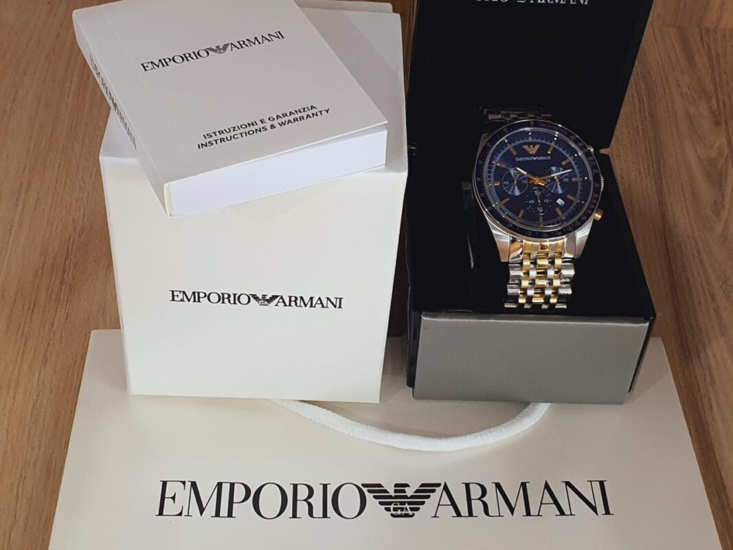 Emporio Armani Men’s Analogue Quartz Stainless Steel 46mm Watch Ar6088 