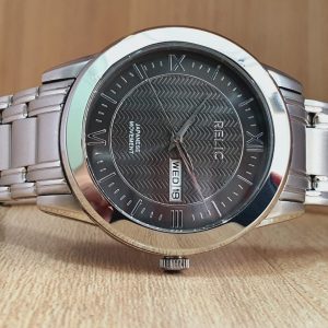 Relic Men’s Quartz Stainless Steel Grey Dial 40mm Watch ZR12051