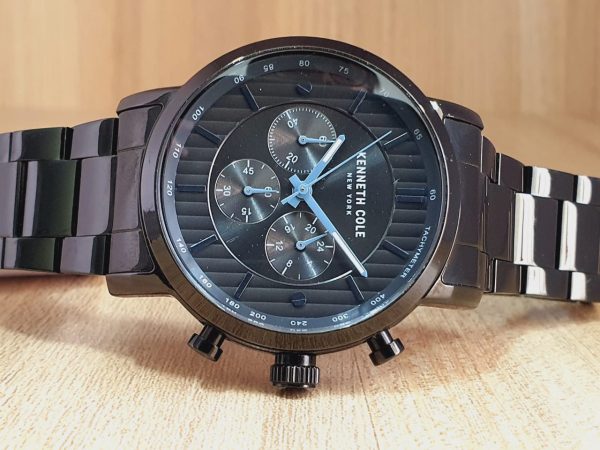 Kenneth Cole Men’s Quartz Stainless Steel Black 46mm Watch KC50502008