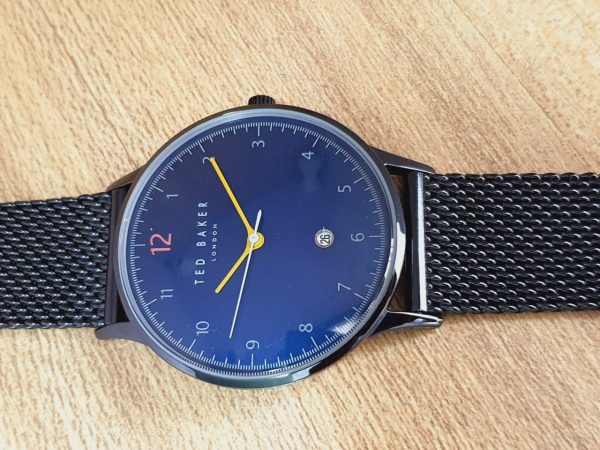Ted Baker Men’s Analog Stainless Steel Blue Dial Watch TE50519008