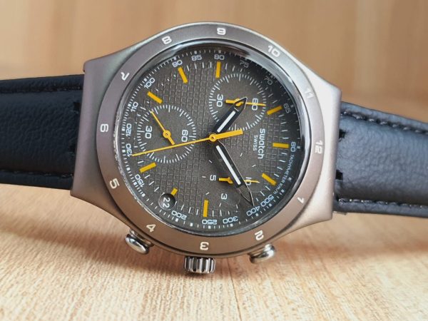 Swatch Men's Chronograph Quartz Swiss Made Watch YCT4000AG