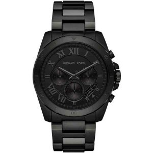 Michael Kors Men’s Chronograph Quartz Stainless Steel Black Dial 44mm Watch MK8482