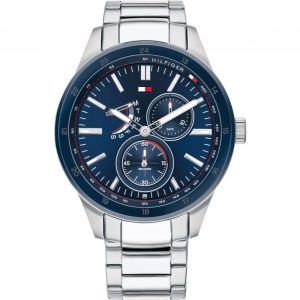 Tommy Hilfiger Men’s Analogue Quartz Stainless Steel Blue Dial 44mm Watch 1791640