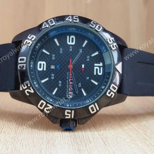 Tommy Hilfiger Men’s Quartz Black Silicone Strap 46mm Watch TH.222.1.34.1478