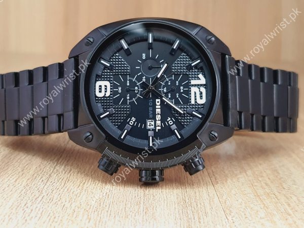 Diesel Men’s Chronograph Quartz Stainless Steel Black Dial 49mm Watch DZ4317/2