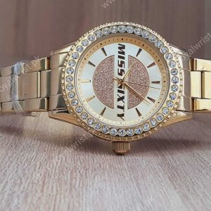 Miss Sixty Women’s Quartz Stainless Steel Gold 38mm Watch