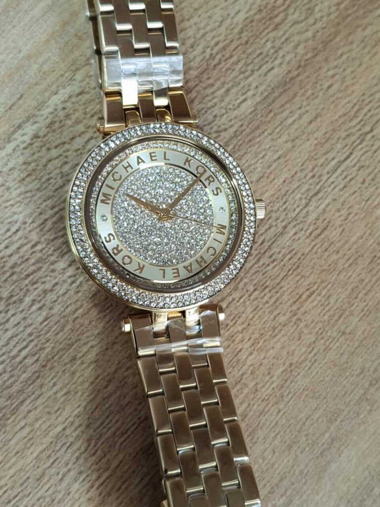 Michael Kors Women’s Quartz Stainless Steel Gold 33mm Watch MK3445 ...