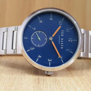Ted Baker Men’s Analog Quartz Stainless Steel Blue Dial 42mm Watch TE50011009