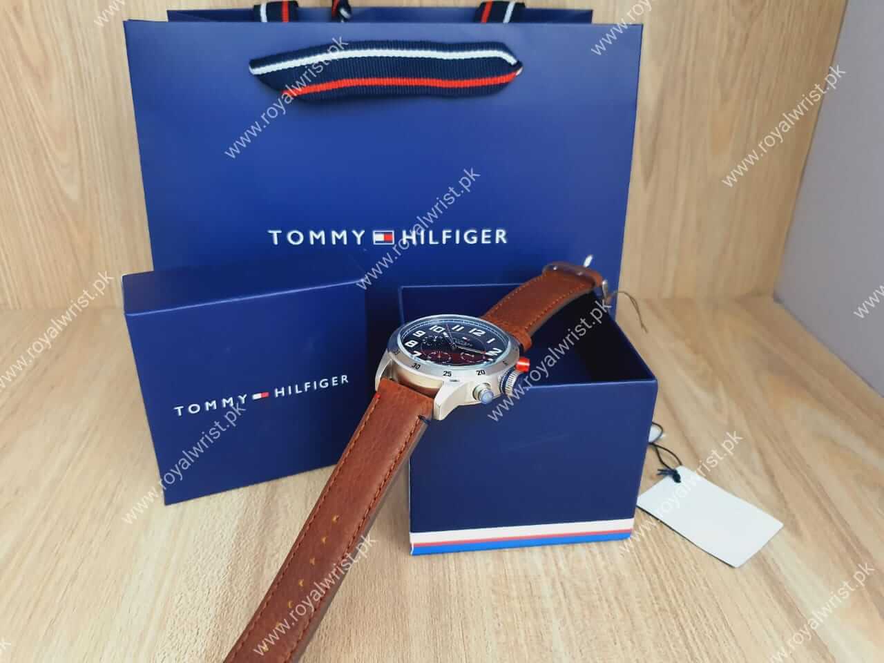 Tommy Hilfiger Men's Brown Leather Strap Watch 46mm  Tommy hilfiger watches,  Brown leather strap watch, Stainless steel bracelet men