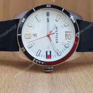 Tommy Hilfiger Men’s Quartz Black Silicone Strap 42mm Watch TH152.1.27.1360