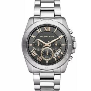 Michael Kors Men’s Chronograph Quartz Stainless Steel Grey Dial 44mm Watch MK8609