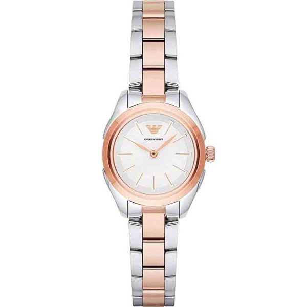 Emporio Armani Women’s Analog Stainless Steel White Dial 41mm Watch AR11029