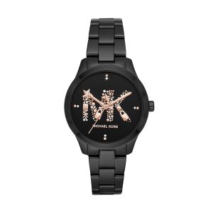 Michael Kors Women’s Quartz Stainless Steel Black Dial 38mm Watch MK6683