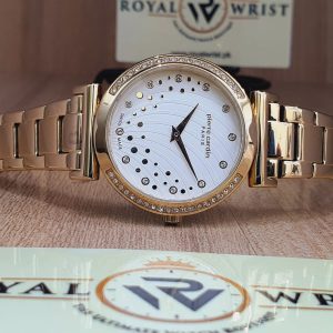 Pierre Cardin Women’s Swiss Made Stainless Steel White Dial 34mm Watch 108192
