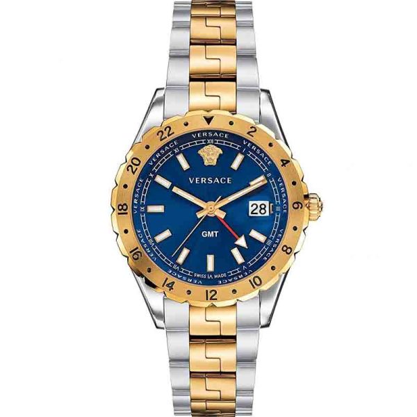 Versace Men’s Quartz Swiss Made Stainless Steel Blue Dial 42mm Watch V11060017