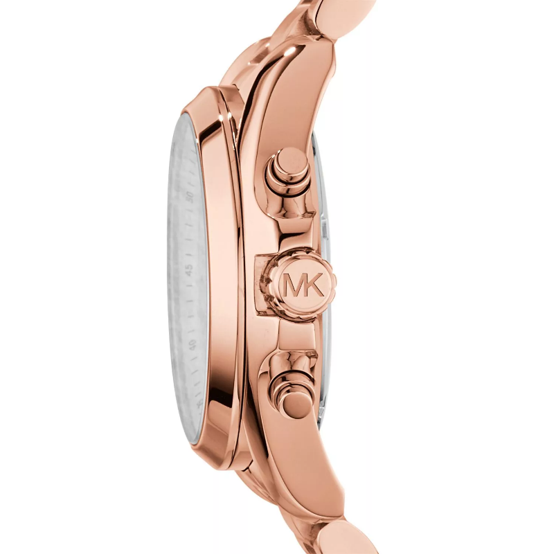 Michael Kors Women’s Quartz Stainless Steel Rose Gold Dial 43mm Watch MK5503 - Image 2