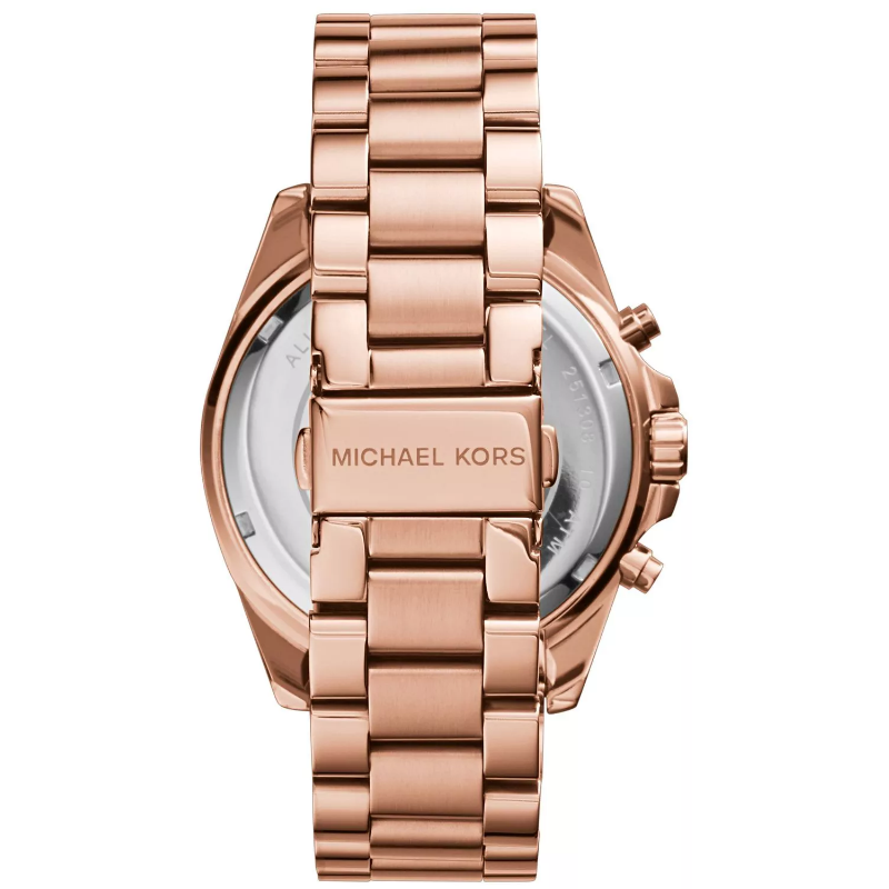 Michael Kors Women’s Quartz Stainless Steel Rose Gold Dial 43mm Watch MK5503 - Image 3