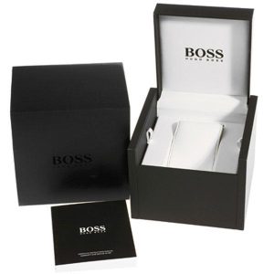 Hugo Boss Men’s Chronograph Quartz Stainless Steel Black Dial 44mm ...