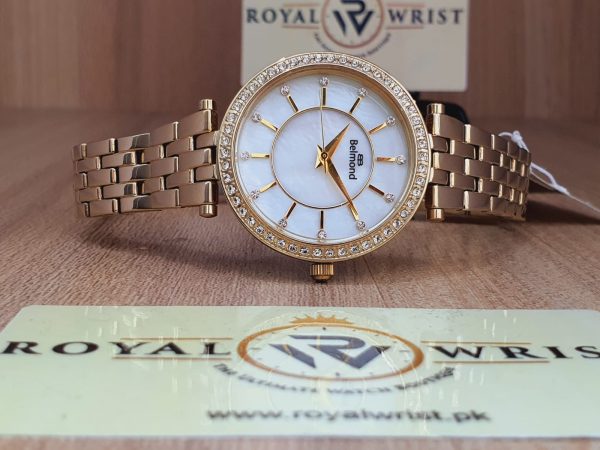 Belmond Women’s Analog Stainless Steel Mother of Pearl Dial 35mm Watch SRL553470