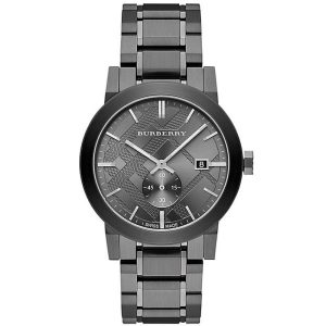Burberry Men's Swiss Made Stainless Steel Grey Dial 43mm Watch BU9902