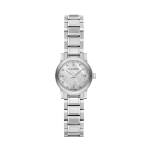 Burberry Women’s Swiss Made Stainless Steel Silver Dial 26mm Watch BU9213