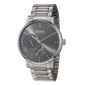 Hugo Boss Men's Analog Stainless Steel Grey Dial 42mm Watch 1513596