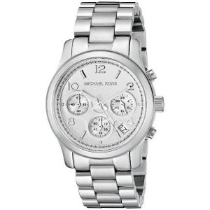 Michael Kors Women’s Analog Stainless Steel Silver Dial 38mm Watch MK5076