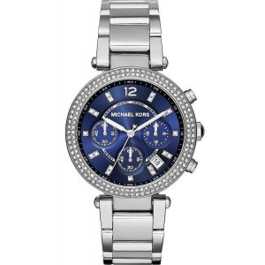 Michael Kors Women’s Quartz Stainless Steel Blue Dial 39mm Watch Mk6117