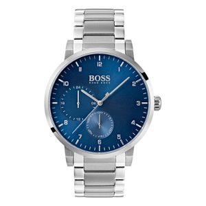 Hugo Boss Men’s Chronograph Quartz Stainless Steel Blue Dial 42mm Watch 1513597