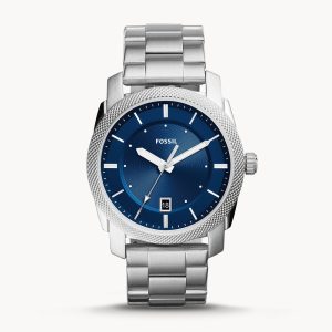 Fossil Men’s Quartz Stainless Steel Blue Dial 42mm Watch FS5340