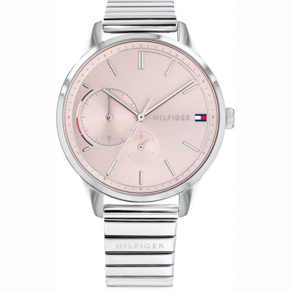 Tommy Hilfiger Women’s Quartz Stainless Steel Pink Dial 38mm Watch 1782020