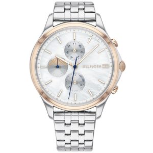 Tommy Hilfiger Women’s Quartz Stainless Steel Mother Of Pearl Dial 38mm Watch 1782122