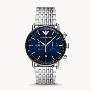 Emporio Armani Men’s Chronograph Stainless Steel 43mm Watch AR11238