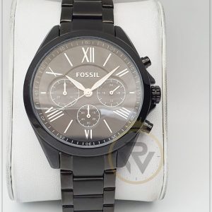 Fossil Men's Quartz Stainless Steel Black Dial 40mm Watch BQ3032