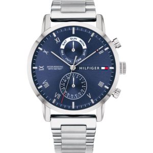 Tommy Hilfiger Men’s Quartz Stainless Steel Blue Dial 44mm Watch 1710401