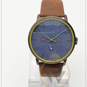 Ted Baker Men’s Quartz Leather Strap Blue Dial 42mm Watch TE15066001