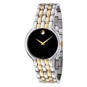 Movado Men’s Quartz Swiss Made Stainless Steel Black Dial 38mm Watch 0606932