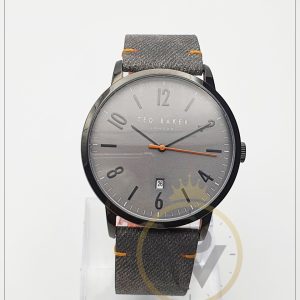 Ted Baker Men’s Quartz Leather Strap Grey Dial 42mm Watch TED6889J-01