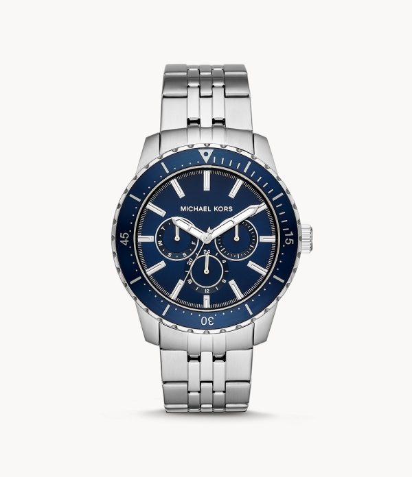 Michael Kors Men’s Stainless Steel Blue Dial 44mm Watch MK7153