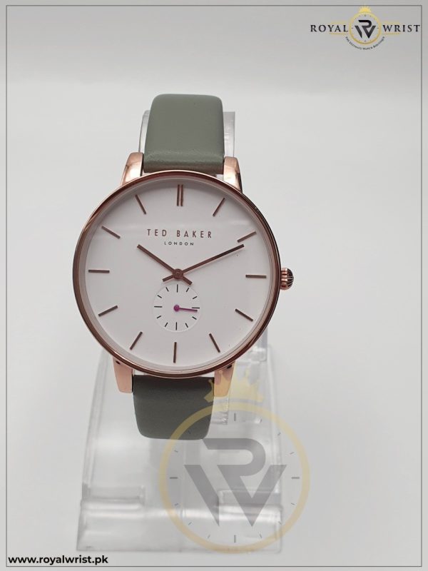 Ted Baker Women’s Quartz Leather Strap White Dial 40mm Watch TE50310002