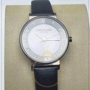 Kenneth Cole New York Women’s Quartz Leather Strap Grey Dial 30mm Watch KC50077001