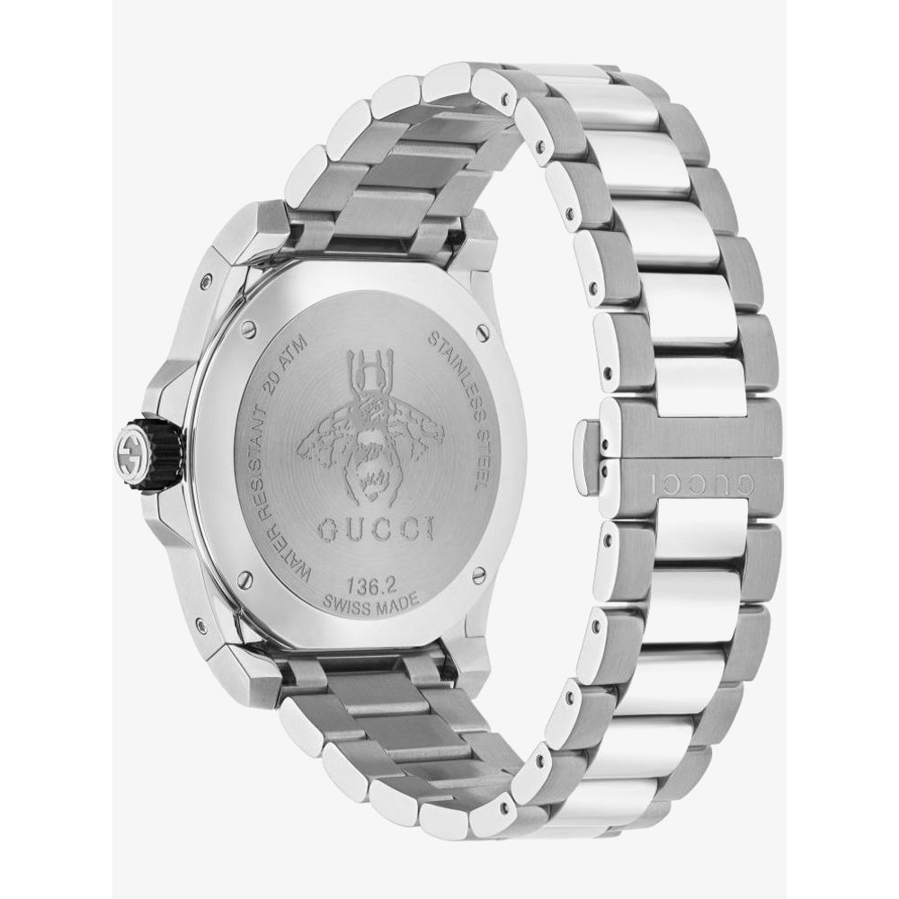 gucci quartz stainless steel back