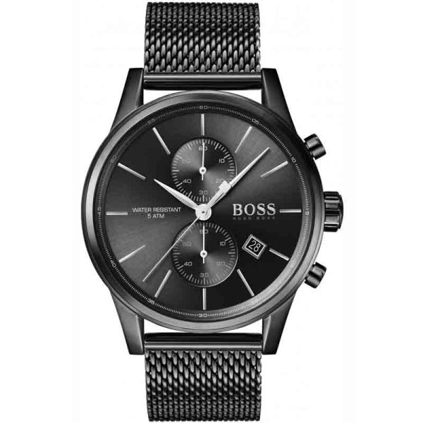 Hugo Boss Men’s Quartz Stainless Steel Black Dial 41mm Watch 1513769