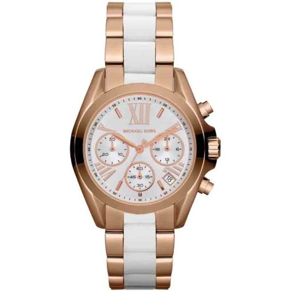 Michael Kors Women’s Quartz Stainless Steel White Dial 36mm Watch MK5907