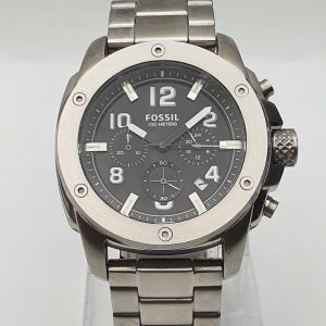 Fossil Men’s Quartz Stainless Steel Black Dial 45mm Watch BQ1020