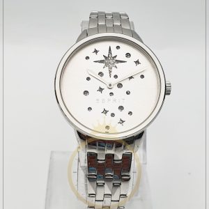 Esprit Women’s Analog Quartz Stainless Steel Silver Dial 38mm Watch 109782