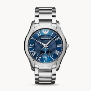 Emporio Armani Men’s Stainless Steel Blue Dial 43mm Watch AR11085