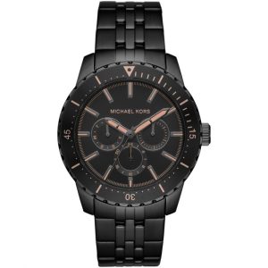 Michael Kors Men’s Chronograph Quartz Stainless Steel Black Dial 44mm Watch MK7157