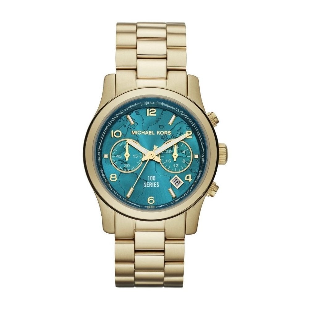 Michael Kors Women's Quartz Stainless Steel Blue Dial 39mm Watch MK5815 -  